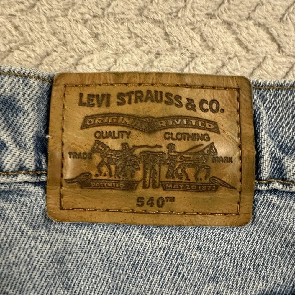 Vintage Levis Orange Tab Mens 36x31 Jeans 540 Light Wash Relaxed Fit 90's Grunge